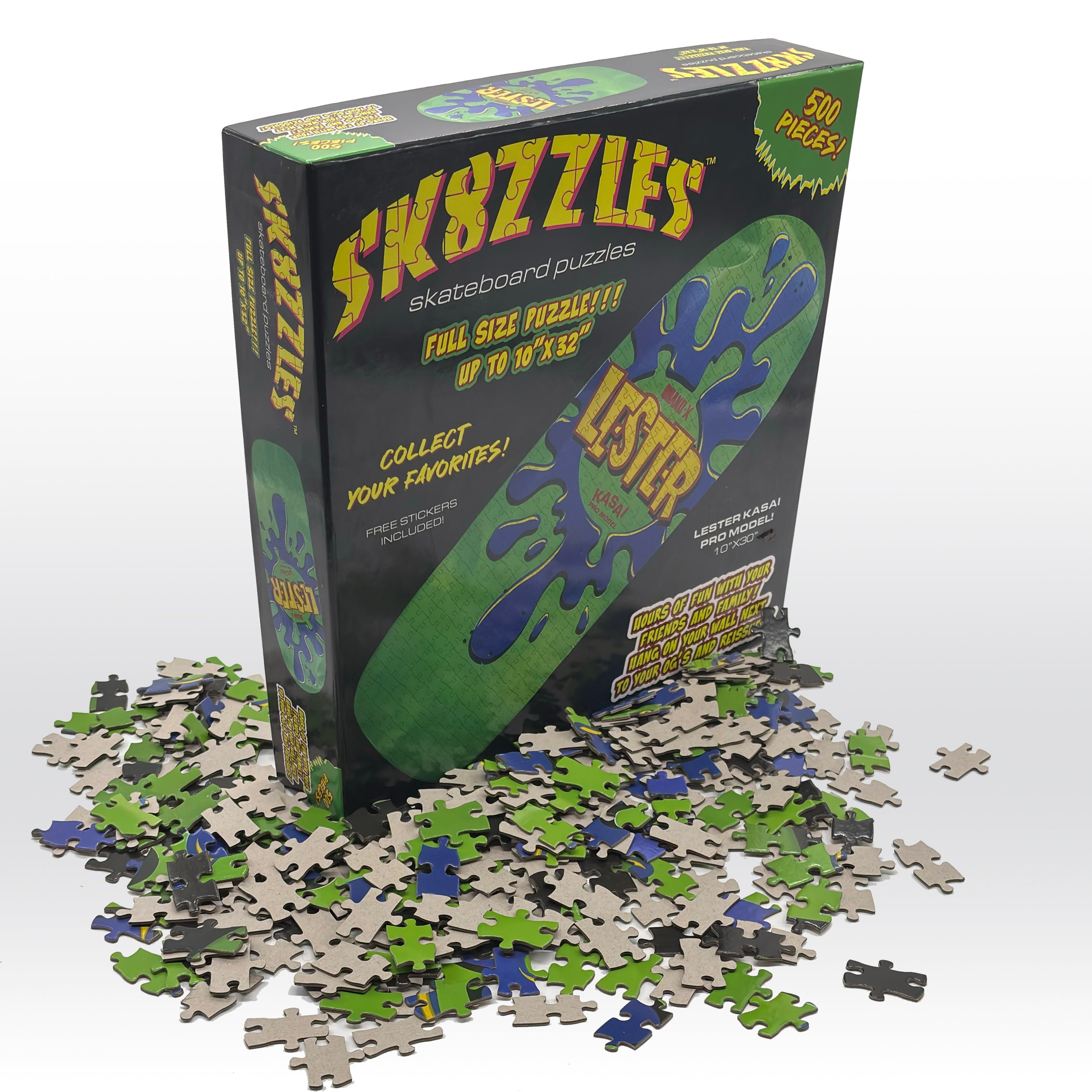 Lester Green Sk8zzle Skateboard puzzle – Sk8zzles